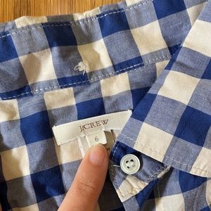 J Crew Button Down Blouse